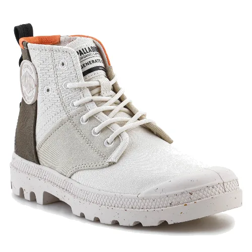 Palladium Pampa Hi Re Generate 79128-363-M Dusky Green/Cream White