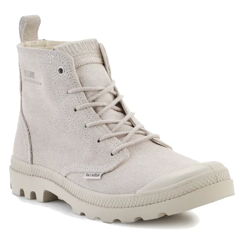 Palladium Pampa Hi Skin 74379-155-M White Cap Gray