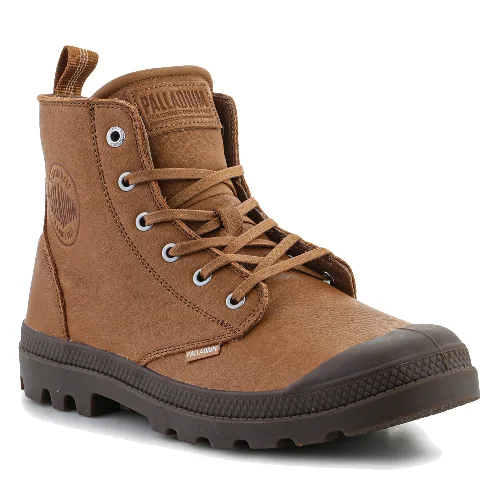 Palladium Pampa Zip Lth Ess 76888-252-M Dear Brown