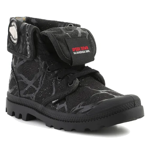 Palladium Stranger Things BAGGY HOPPER TUNNELS Women's 94625-008-M Black