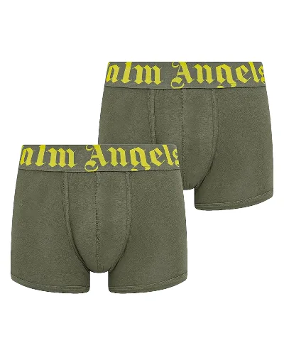 Palm Angels bokserki dopasowane męskie z bawełną 2-pack