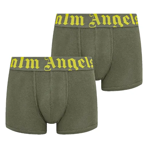 Palm Angels bokserki dopasowane męskie z bawełną 2-pack