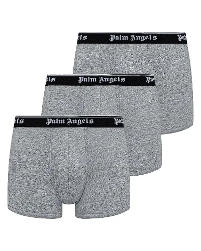 Palm Angels bokserki dopasowane męskie z bawełną 3-pack