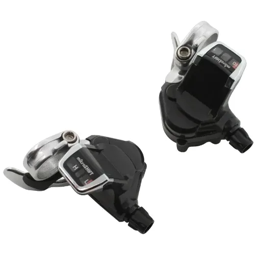 Para dźwigni roweru szosowego do kierownicy triple flat P2R Push-Pull Shimano