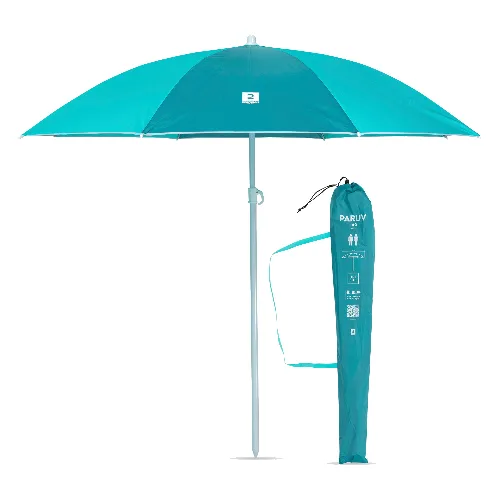 Parasol plażowy Decathlon Paruv 160 UPF50+ 2-osobowy