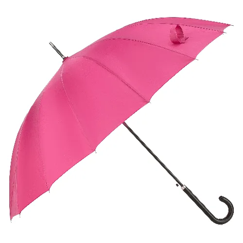 Parasol półautomatyczny szeroki fuksja