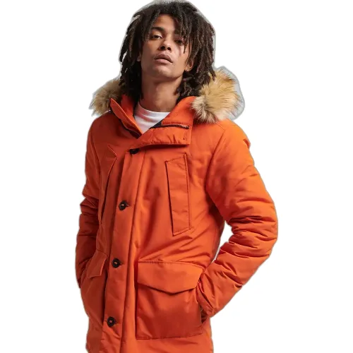 Parka ze sztucznym futrem Superdry Everest