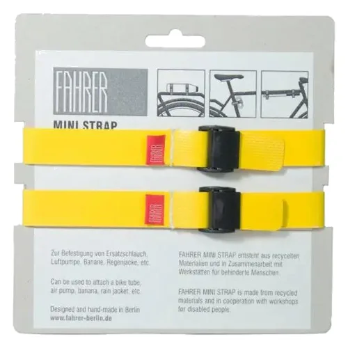 Pasek Fahrer cargo mini M 35x2 cm żółty, 2 szt.