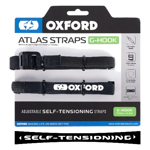 Pasy mocujące OXFORD Atlas G-Hook 17 mm x 2,0 m, 2 szt
