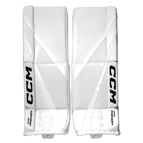Phenom Goalie Leg Pads JR WHITE 26+7