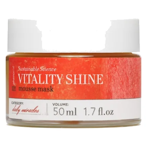Phenomé Vitality Shine Mousse Mask Maseczki rozświetlające 50 ml