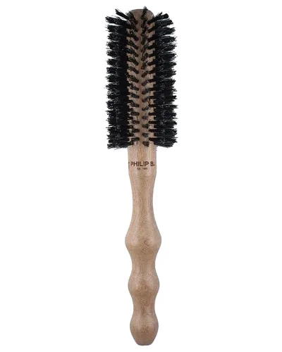 Philip B. Round Hairbrush, Polish Mahogany Handle Okragłe szczotki do włosów 1 ct Męskie