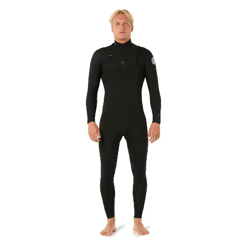 Pianka do pływania męska Rip Curl Dawn Patrol 3/2 mm Chest Zip black