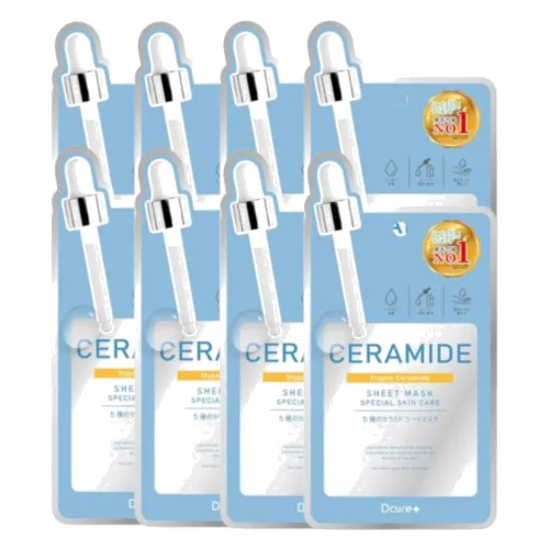 Picomonte - Dcure+ Ceramide Face Mask - 1 szt. (8szt.)