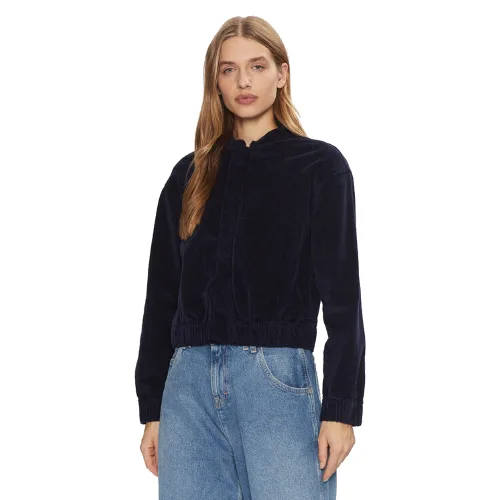 Pieces Kurtka bomber Rillo 17154209 Granatowy Regular Fit