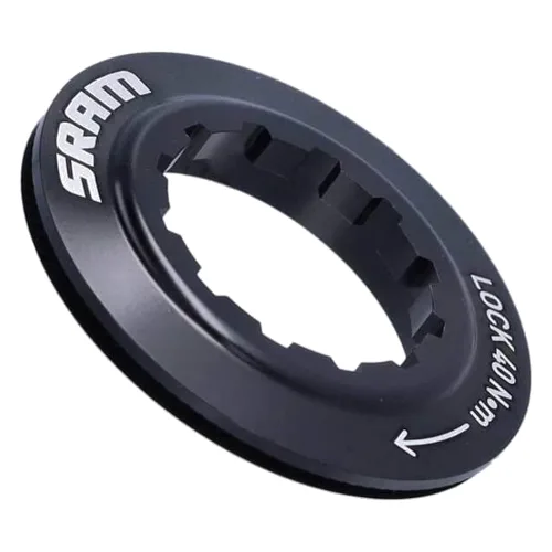 Pierścień blokujący SRAM 23 mm 12 wycięć czarny