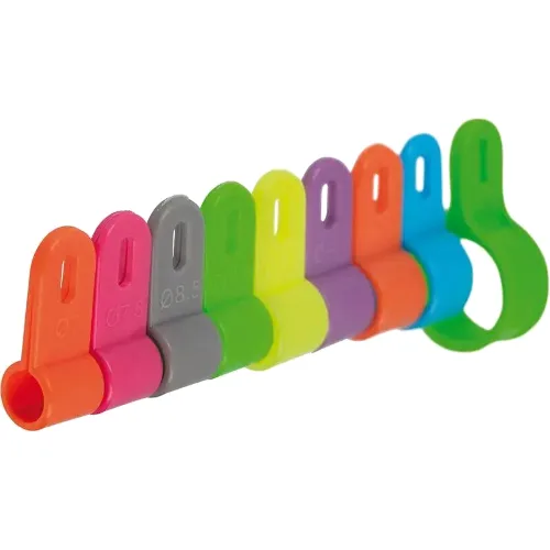 Pierścionki plastikowe 2 kolory Stepland (x100)