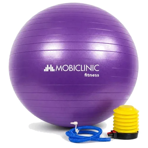 Piłka fitness 65 cm do pilatesu z pompką Soft ball