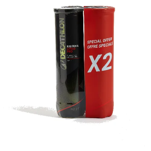 Piłka tenisowa dynamiczna Kuikma Speed Pro 2 puszki x 4 piłki