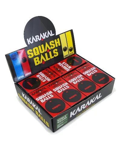 Piłki do squasha Karakal Impro Red Dot 12 szt.
