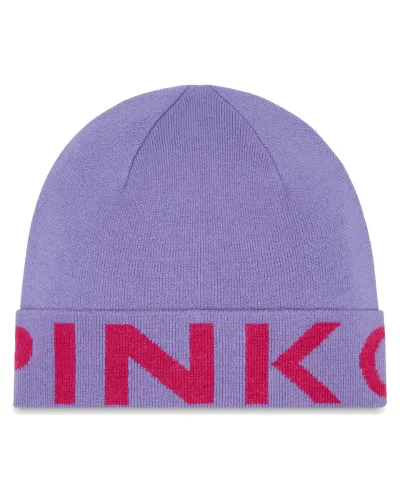 Pinko Czapka Calamaro 101507 A101 Fioletowy