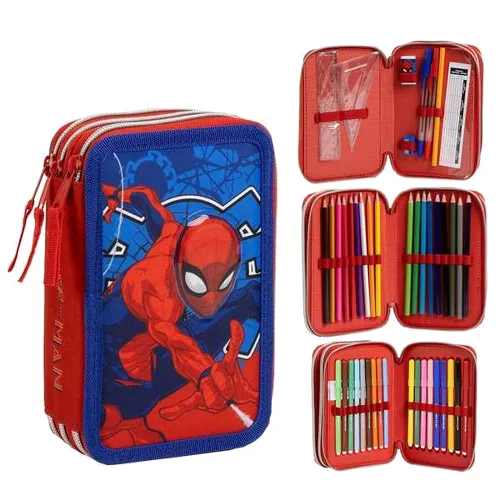 Piórnik Spider-Man Niebieski