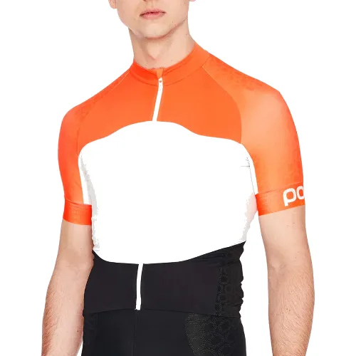 POC 58070-8040 AVIP CERAMIC SS JERSEY ORA ORANGE/WHITE/BLACK