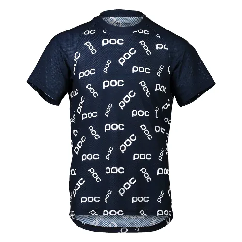 POC52842-1591 POC MTB PURE TEE POLKA POC TURMALLNE NAVY