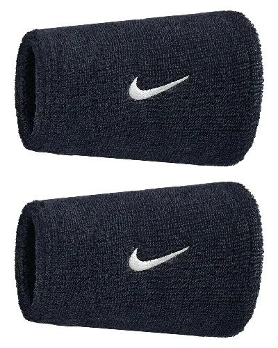 Polarowa opaska na rękę Nike Swoosh Classic Double Wide (x2)