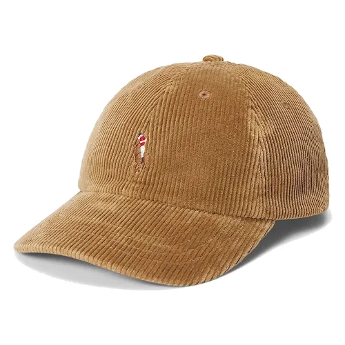 Polo Ralph Lauren czapka z daszkiem damska sztruksowa