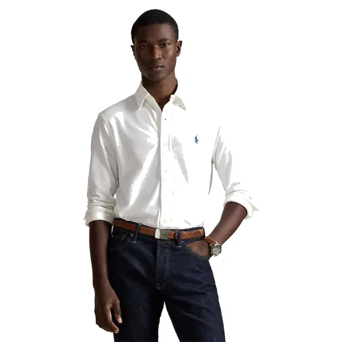 Polo Ralph Lauren Koszula 710654408003 Biały Regular Fit