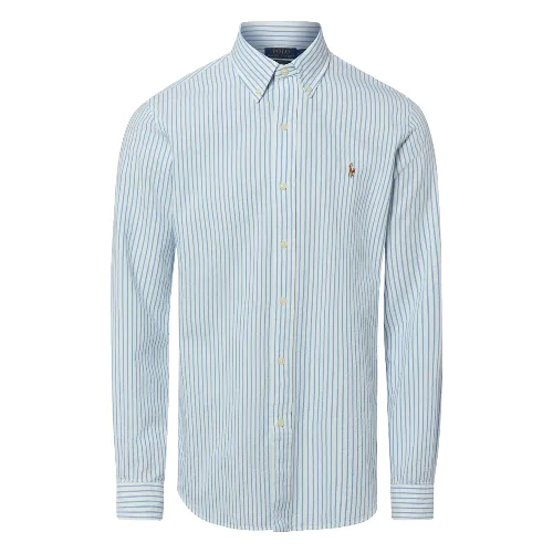 Polo Ralph Lauren koszula casual Mężczyźni Regular Fit Bawełna (100%) niebieski