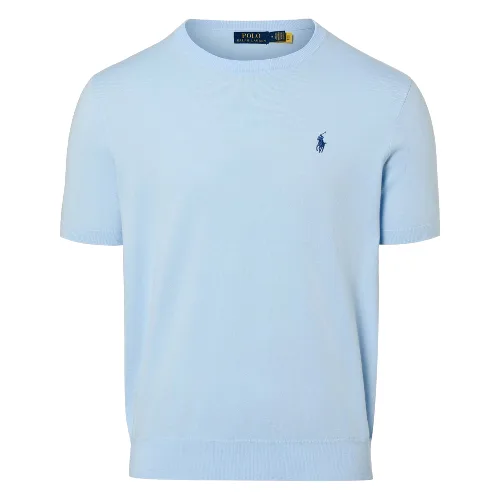 Polo Ralph Lauren koszula z dzianiny Mężczyźni Bawełna niebieski