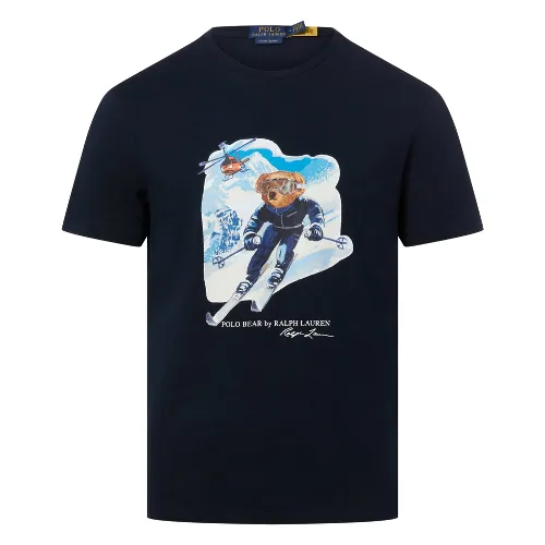 Polo Ralph Lauren Koszulka Mężczyźni Dżersej niebieski