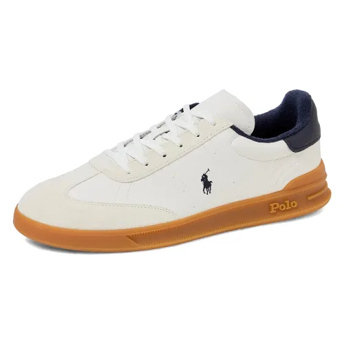 Polo Ralph Lauren skórzane buty sportowe Mężczyźni skóra biały, 43