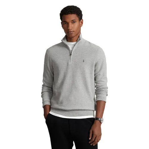 Polo Ralph Lauren Sweter 710932304002 Szary Regular Fit