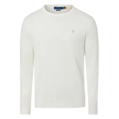 Polo Ralph Lauren sweter z dzianiny Mężczyźni Bawełna biały