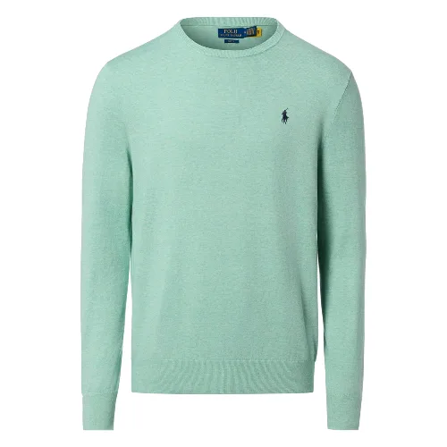 Polo Ralph Lauren sweter z dzianiny Mężczyźni Bawełna zielony