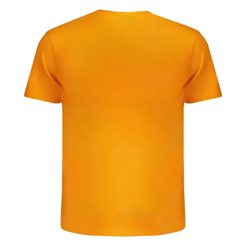 POMARAŃCZOWY T-SHIRT MĘSKI Z KRÓTKIM RĘKAWEM NAPAPIJRI
