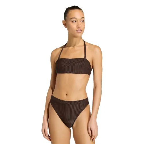 Prążkowany top od bikini z wkładkami bandeau Iconisea