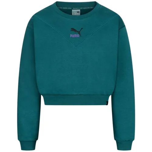 PUMA Classics GRL Crew FL Dziewczynki Bluza 670320-24