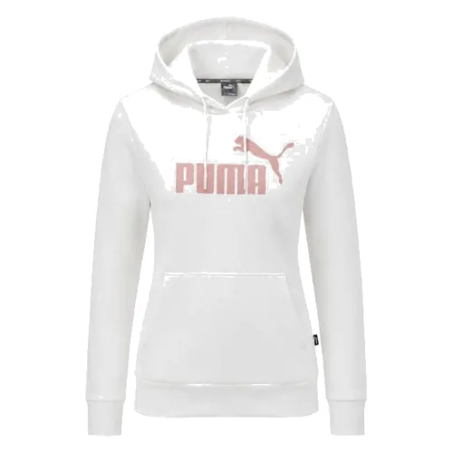PUMA Logo ESS+ metaliczne Kobiety Bluza z kapturem 849958-13