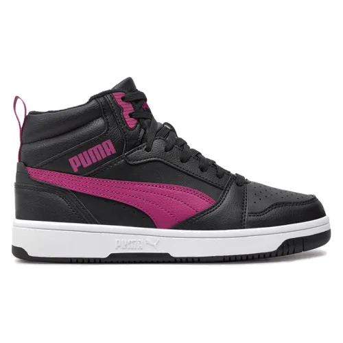 Puma Sneakersy Rebound v6 Mid Wtr Jr 394685 04 Czarny