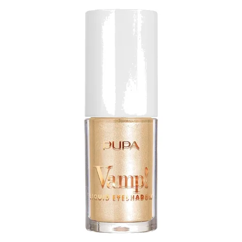 PUPA Milano SHINE BRIGHT 2024 VAMP! CIEŃ DO POWIEK W PŁYNIE 015 SUNRISE GOLD Cienie do powiek 4 ml 013 SUNNY GOLD