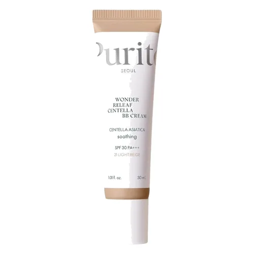 PURITO Wonder Releaf Centella BB Cream Kremy BB i CC 30 ml #21 LIGHT BEIGE