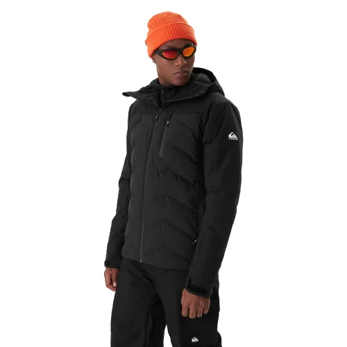 Quiksilver Kurtka narciarska The Edge EQYTJ03504 Czarny Slim Fit