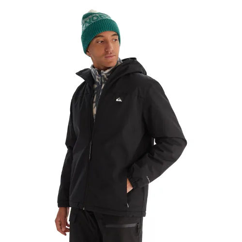 Quiksilver Kurtka przejściowa Overcast 3K EQYJK04202 Czarny Regular Fit
