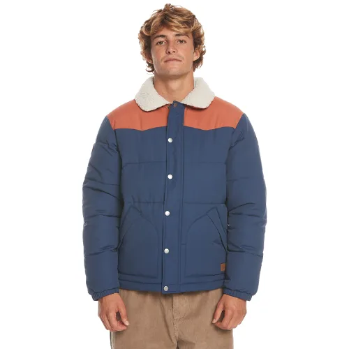 Quiksilver Kurtka puchowa The Puffer Jckt EQYJK03981 Granatowy Regular Fit