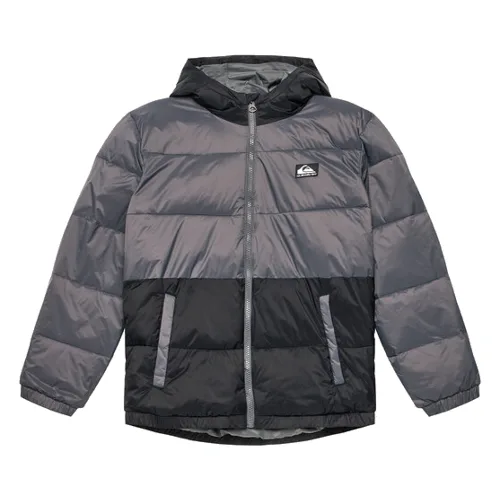 Quiksilver Kurtka puchowa Wolfs EQBJK03277 Szary Regular Fit