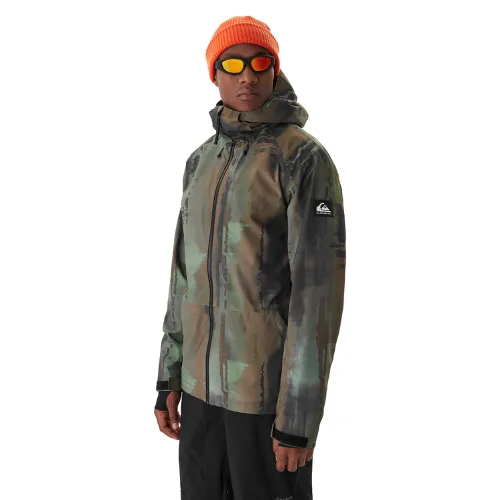 Quiksilver Kurtka snowboardowa Muldrow EQYTJ03493 Zielony Regular Fit